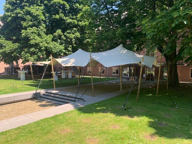 tent met palen Stretchtent deluxe – Partyfurniture