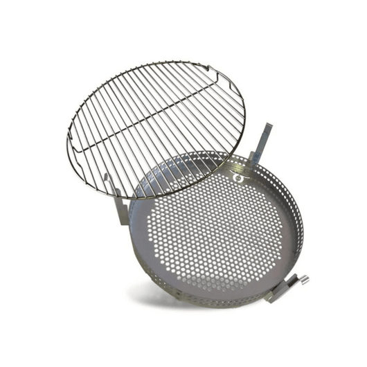 Rooster en vuurkorfmand tbv de olievat vuurkorf/bbq