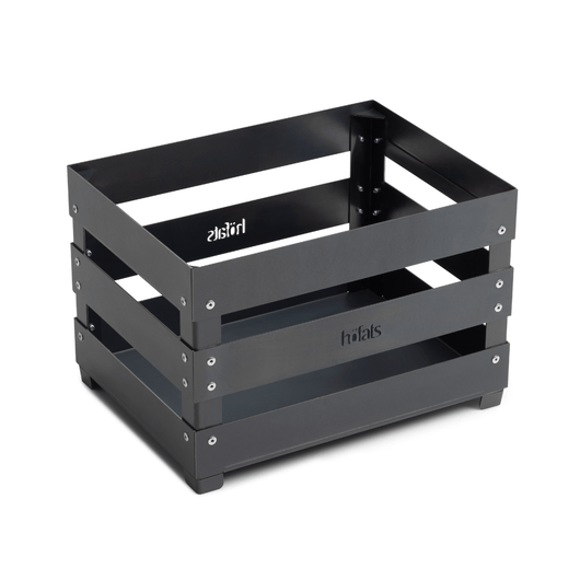 Höfats crate vuurkorf metaal. Afmeting: 40 x 30 x 27 cm.