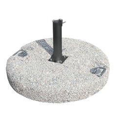 Parasolvoet Gewassen Grind - 35 kg - Ø 54 cm