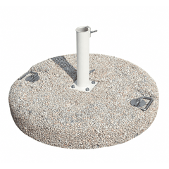 Parasolvoet Gewassen Grind - 55 kg - Ø 60 cm