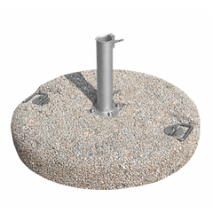 Parasolvoet Gewassen Grind - 80 kg - Ø 64 cm