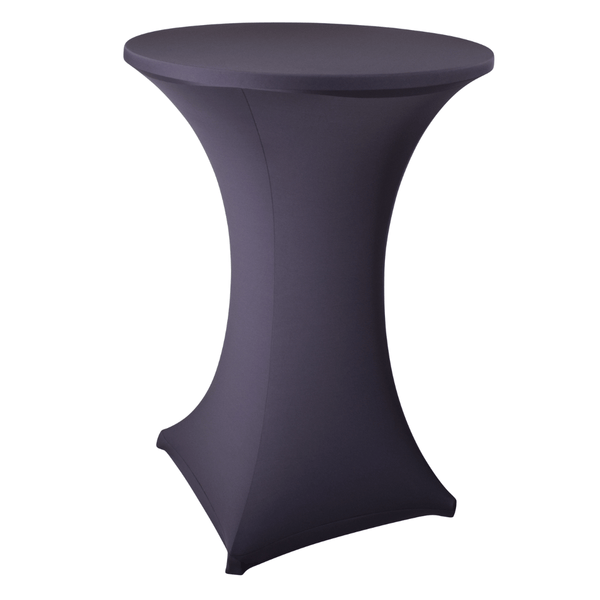 Stretchrok ten behoeve van statafel Ø 80/85 cm. Inclusief tophoes. Kleur: antraciet