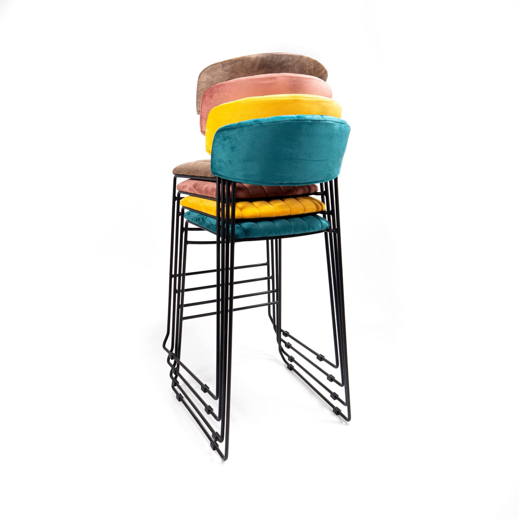Barkruk Gouda stapelbaar - 4 stuks - Partyfurniture