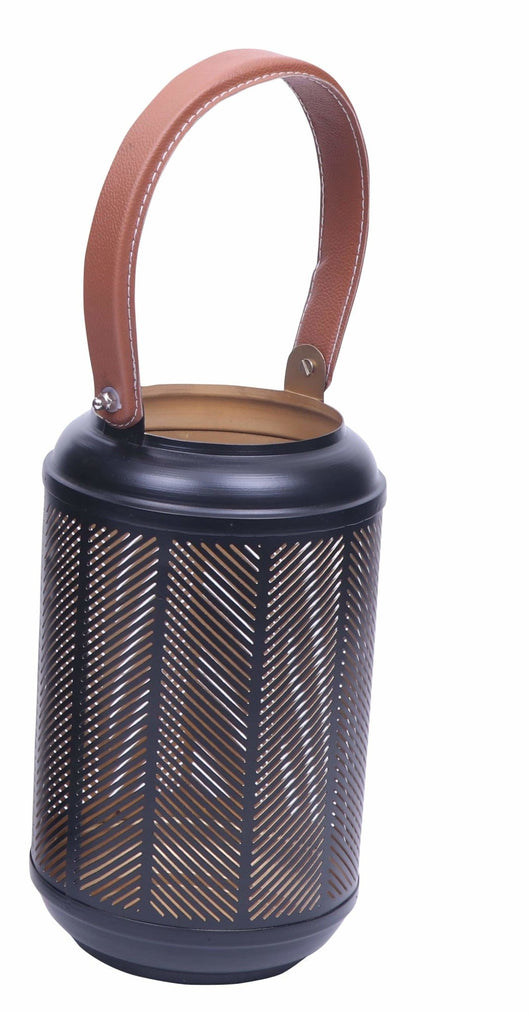 BL Windlicht Ancona zwart - Partyfurniture