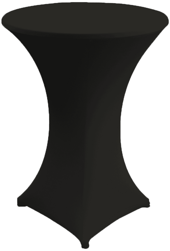Hoes stretch 80 x 80 cm met topcover tbv statafel - Partyfurniture