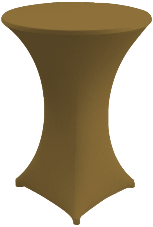 Hoes stretch, diameter 80-85 cm met topcover tbv statafel - Partyfurniture