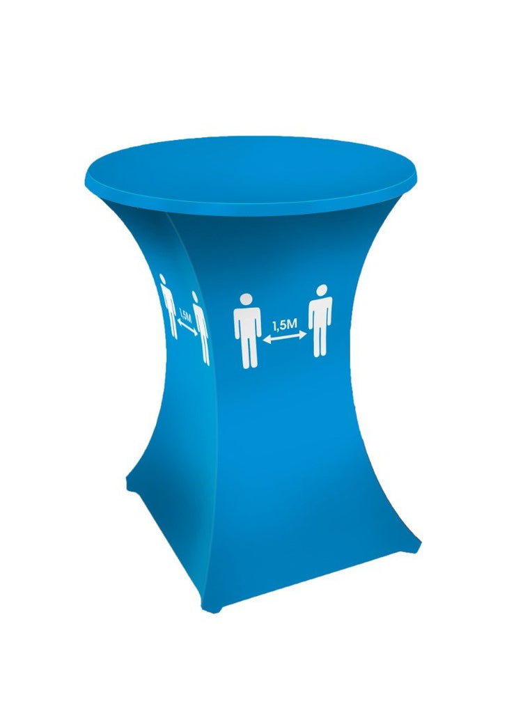 Hoes stretch, diameter 80-85cm tbv statafel 1,5 m print - Partyfurniture