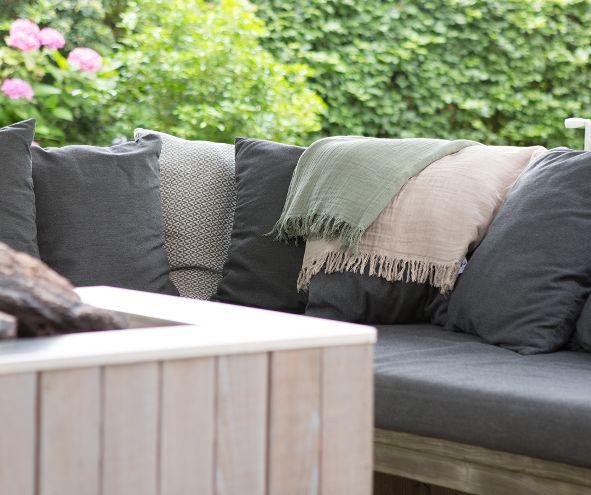 Plaid katoen 130 x 170 cm - Partyfurniture