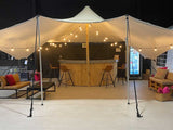 Prikkabel koppelbaar incl. lampen - Partyfurniture