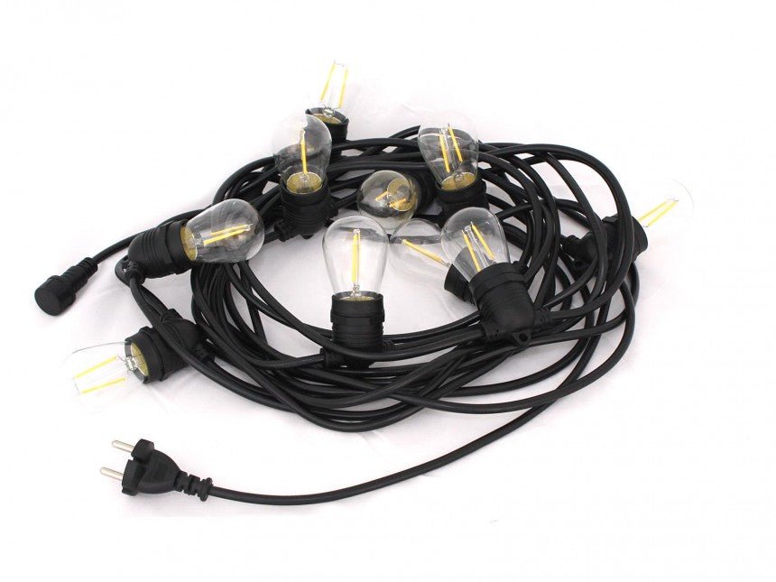 Prikkabel koppelbaar incl. lampen - Partyfurniture