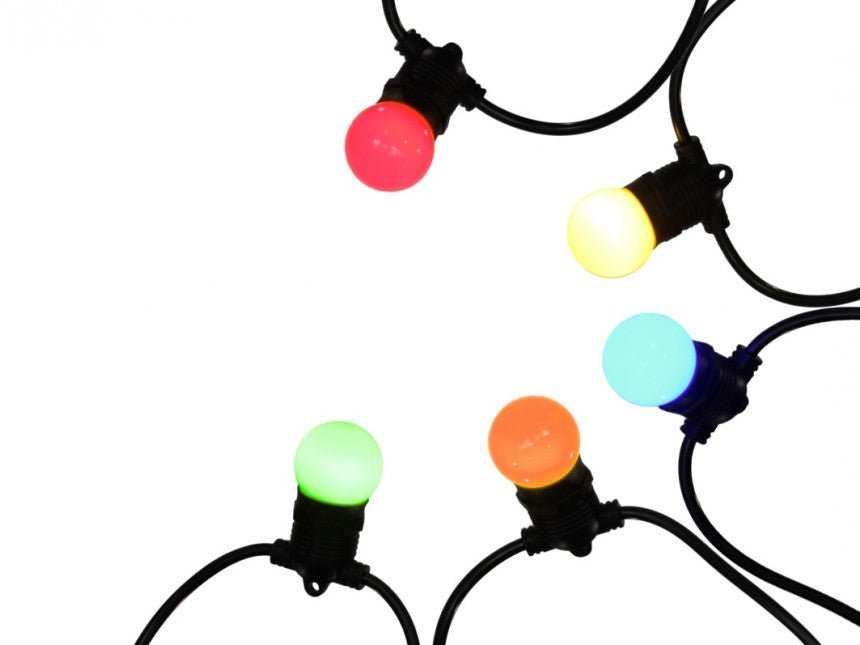 Prikkabel koppelbaar incl. lampen - Partyfurniture