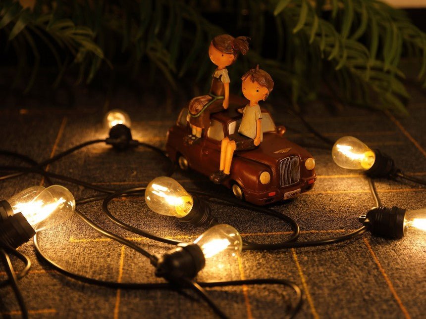 Prikkabel koppelbaar incl. lampen - Partyfurniture