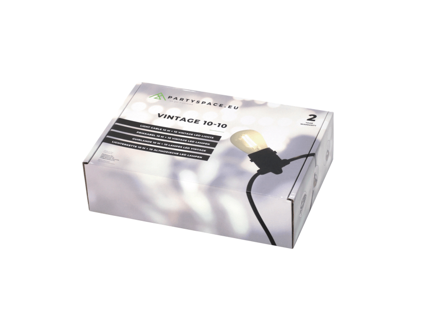 Prikkabel koppelbaar incl. lampen - Partyfurniture