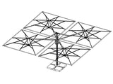 Quattro - Horeca Zweefparasol - Partyfurniture