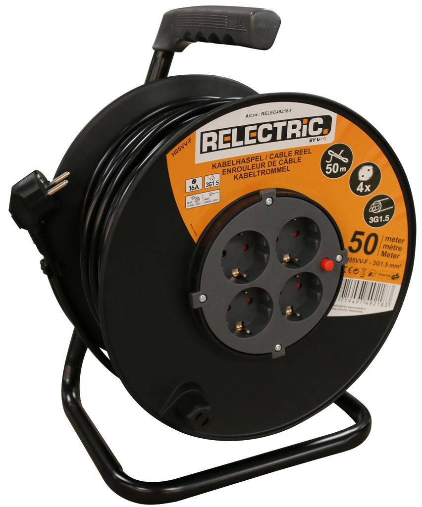 Relectric kabelhaspel - Partyfurniture