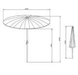 Sorara parasol Shanghai Ì÷ 260 cm - Partyfurniture