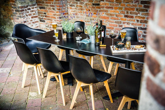 Stapelstoel Arnhem - 4 stuks - zonder armleuning - Partyfurniture