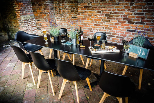 Stapelstoel Arnhem - 4 stuks - zonder armleuning - Partyfurniture