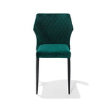 Moderne-stapelstoel-groen-voorkant