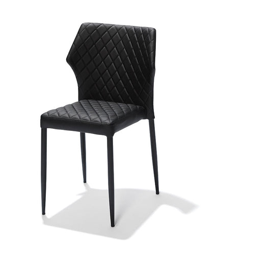 Moderne-stapelstoel-kunstleer-zwart