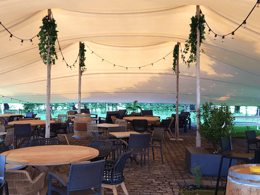 Stretchtent duo colour - Partyfurniture