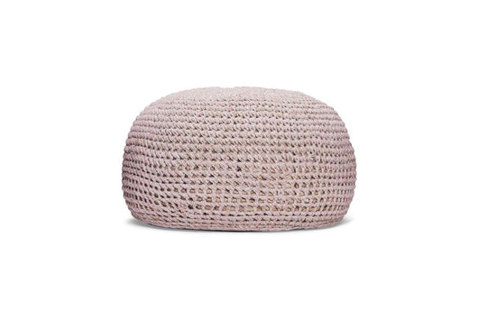 Ronde poef SUNS Arezzo roze