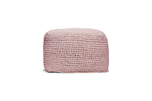 Vierkante poef SUNS Arezzo roze