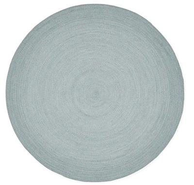 Eco vriendelijk rond vloerkleed Suns Veneto lichtblauw