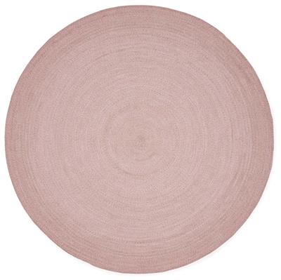 Eco vriendelijk rond vloerkleed Suns Veneto roze