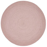 Eco vriendelijk rond vloerkleed Suns Veneto roze