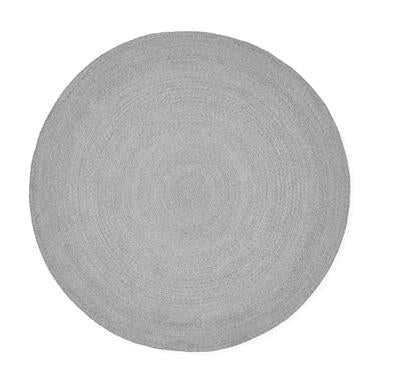 Eco vriendelijk rond vloerkleed Suns Veneto grijs