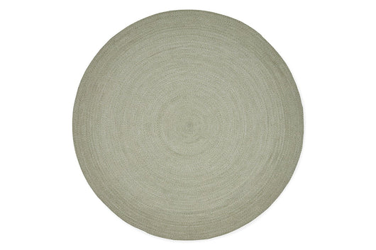 Eco vriendelijk rond vloerkleed Suns Veneto groen