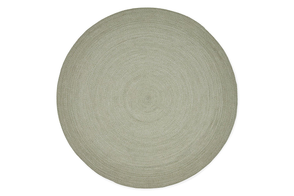 Eco vriendelijk rond vloerkleed Suns Veneto groen