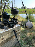 Driepoot met accessoires