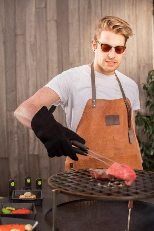 Design vuurschaal, grill en BBQ WhiteFire met rooster